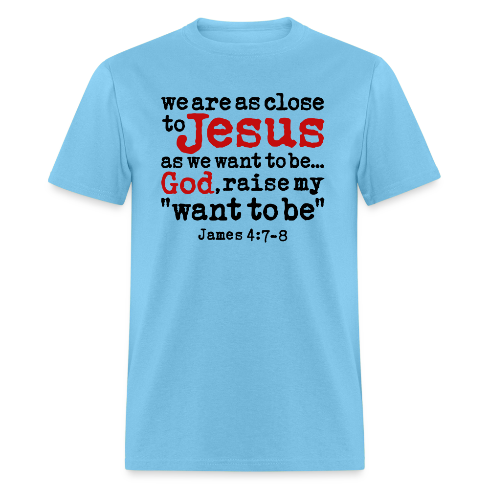 God Raise My Want To Be - aquatic blue