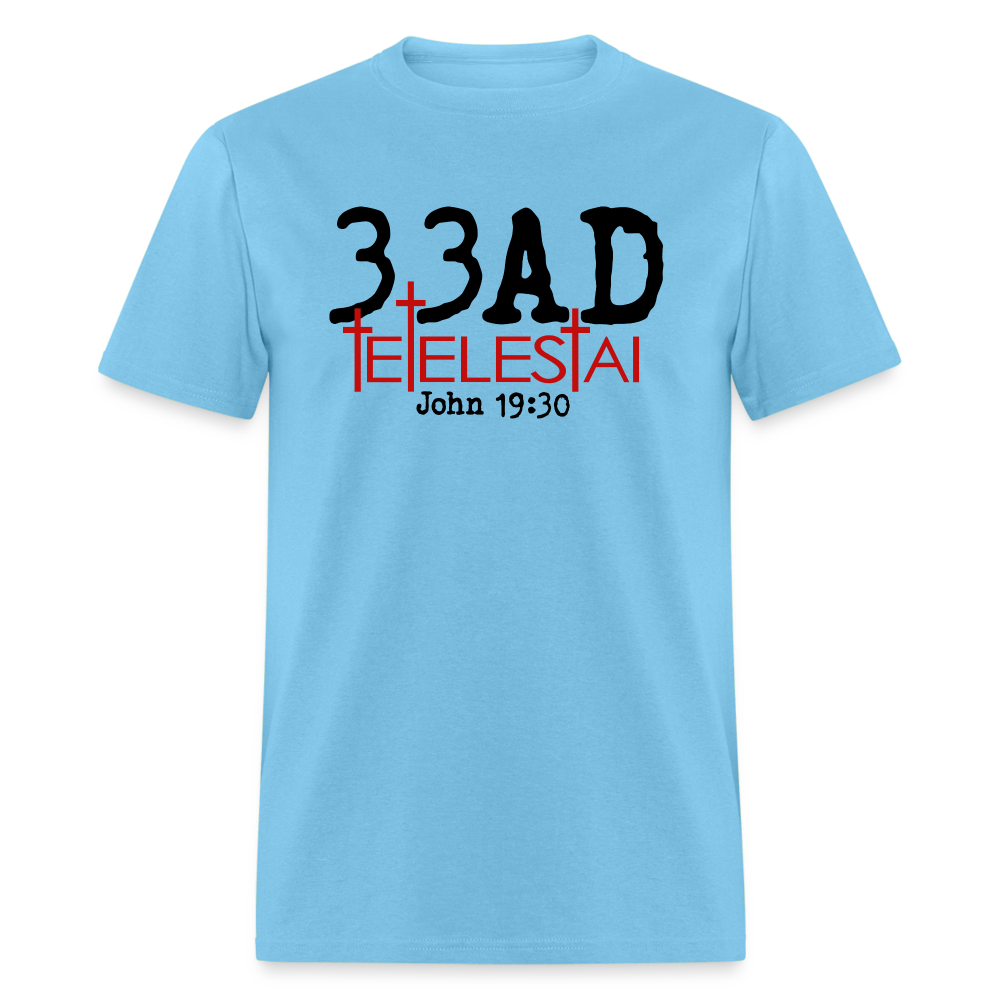 33AD Tetelestai - aquatic blue