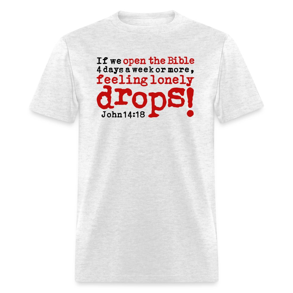 Open Bible Lonely Drops - light heather gray