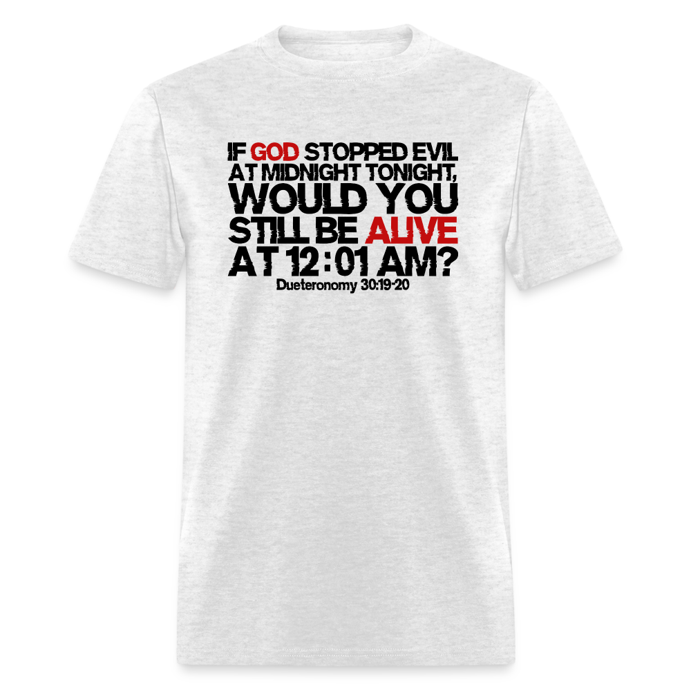 If God Stopped Evil - light heather gray