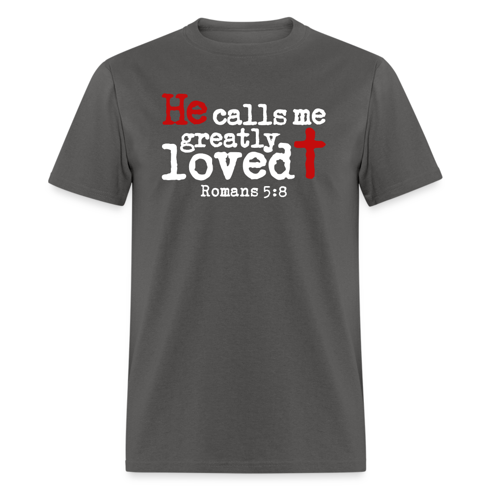 He Calls Me Greatly Loved - charcoal
