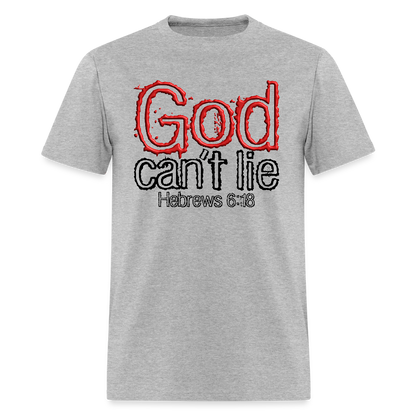 God Can't Lie - heather gray