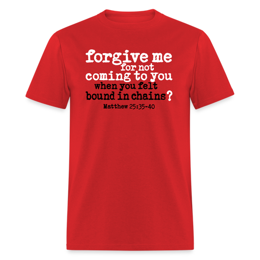 Forgive For Not Coming To You - red