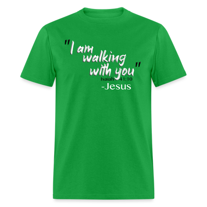 I Am Walking With You - bright green