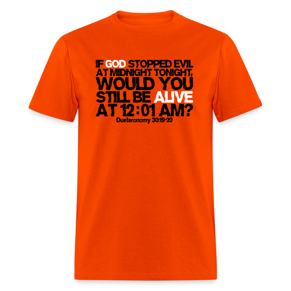 If God Stopped Evil - orange