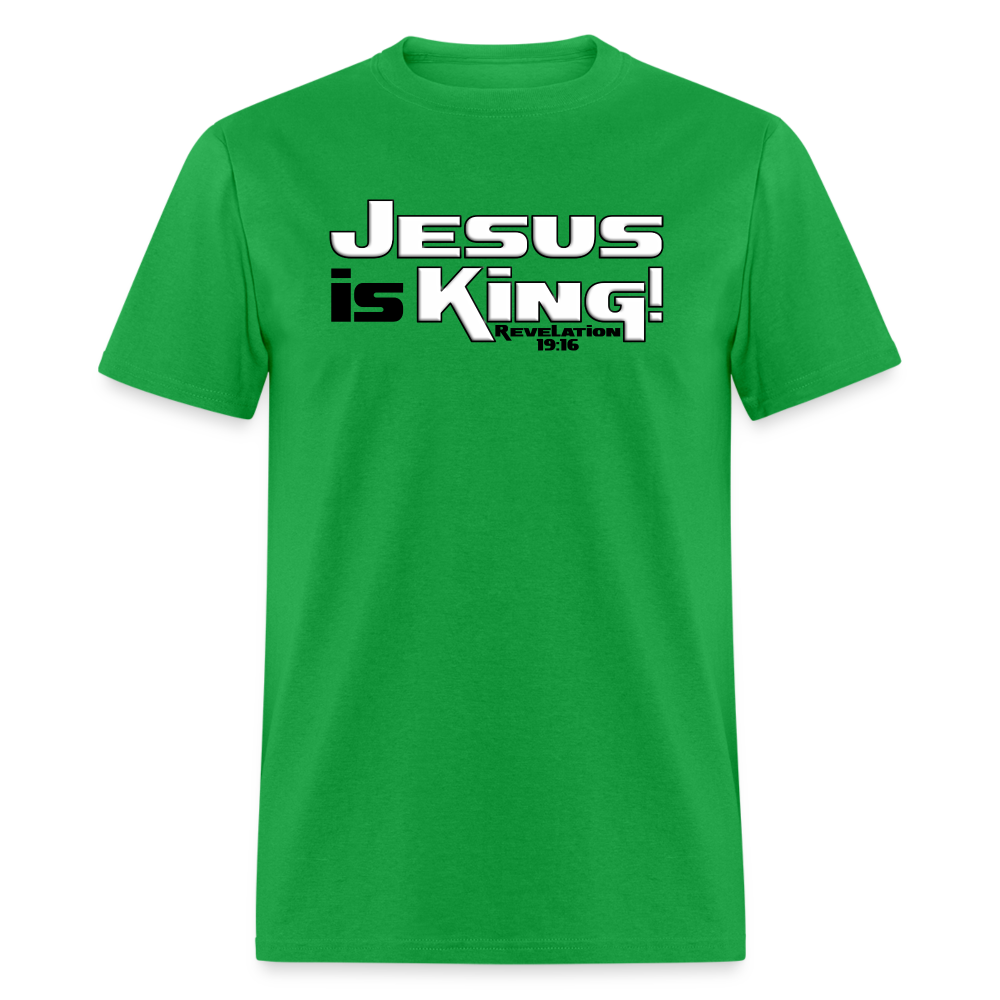 Jesus is King - bright green