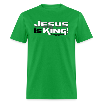 Jesus is King - bright green