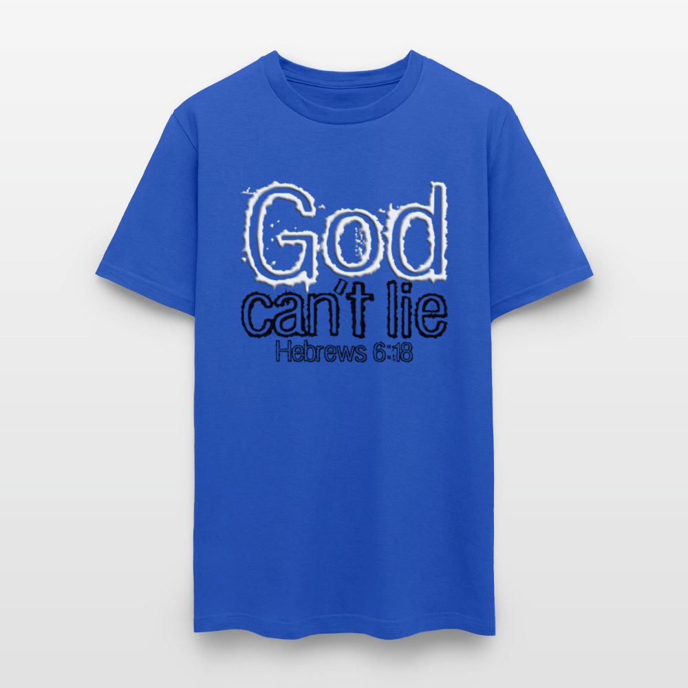 God Can't Lie - royal blue