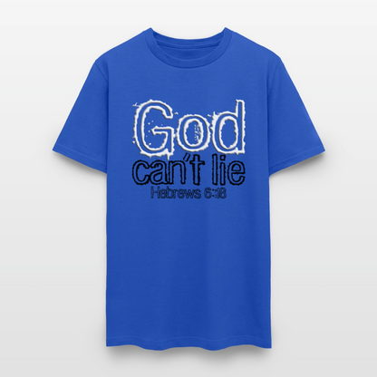 God Can't Lie - royal blue