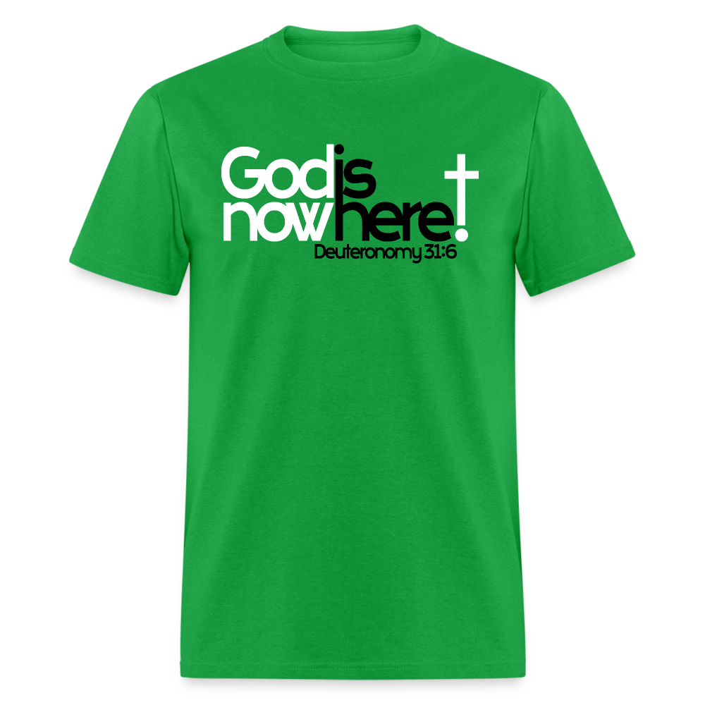 God Is Now Here - bright green