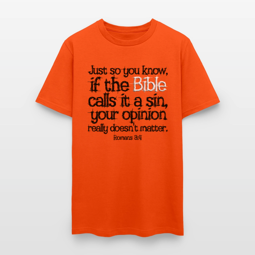If the Bible Calls it a Sin - orange