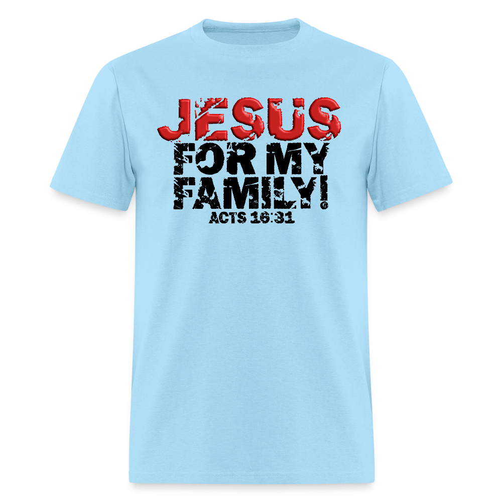 Jesus for My Family - powder blue