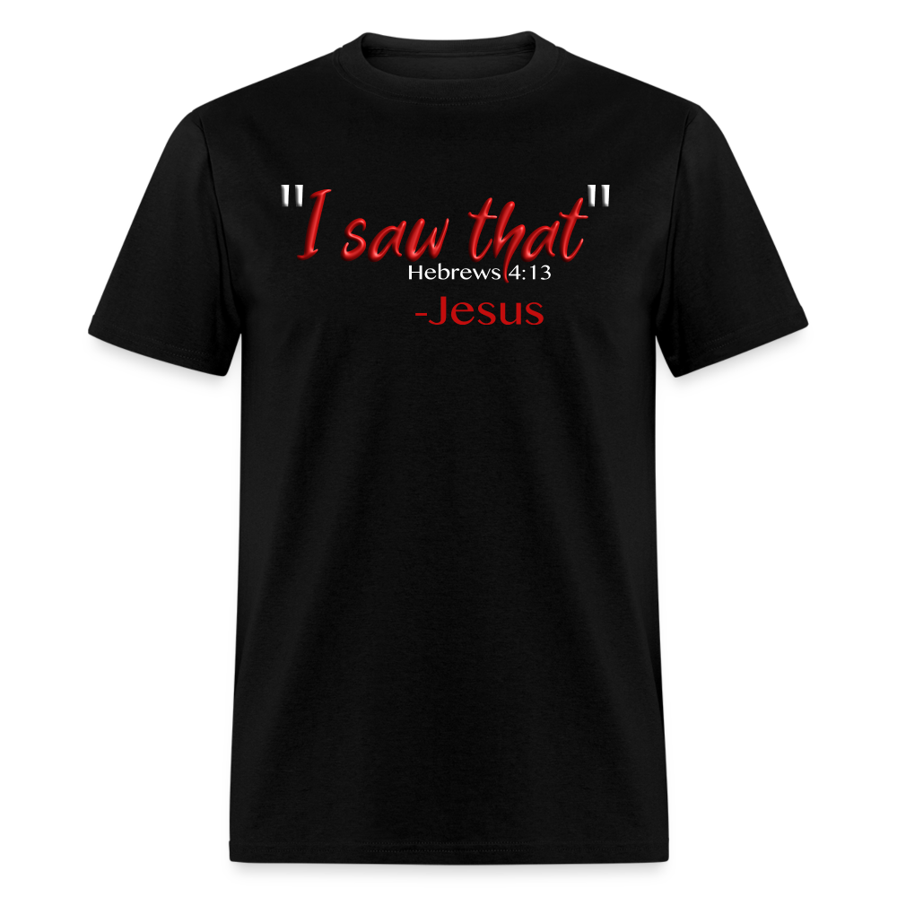 I Saw That - black
