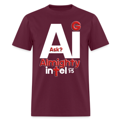 Ask Ai - burgundy