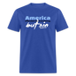 America Offended by Everything But Sin - royal blue