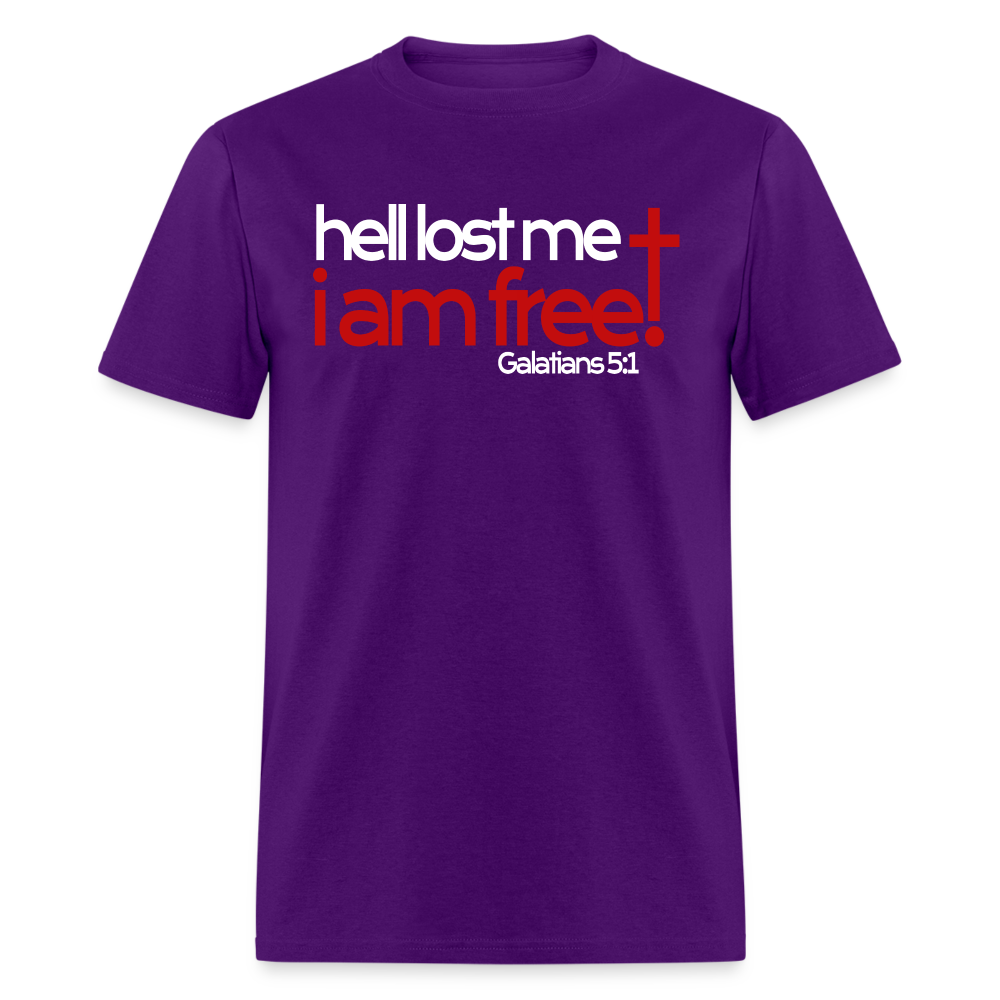 Hell Lost Me I Am Free - purple