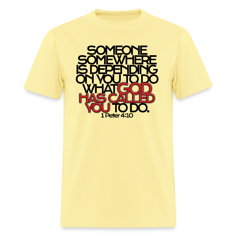 God Has Called You - cornsilk