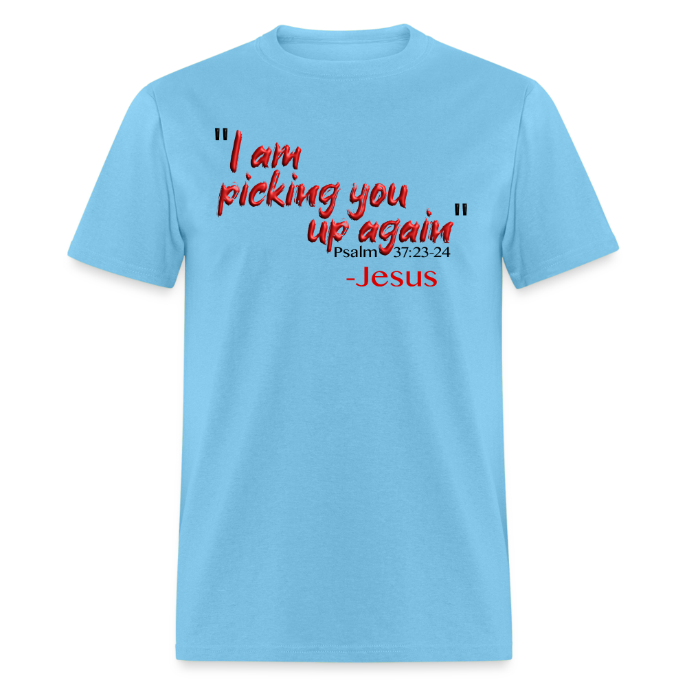I Am Picking You Up Again - aquatic blue