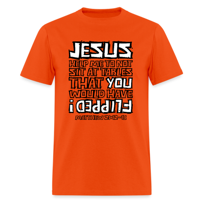 Jesus Flipped - orange