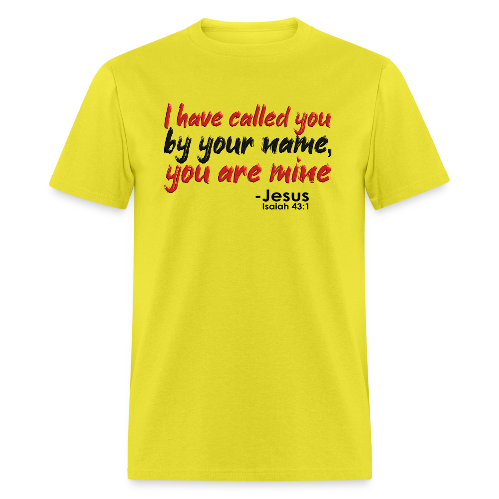 I Have Called You By Name - yellow