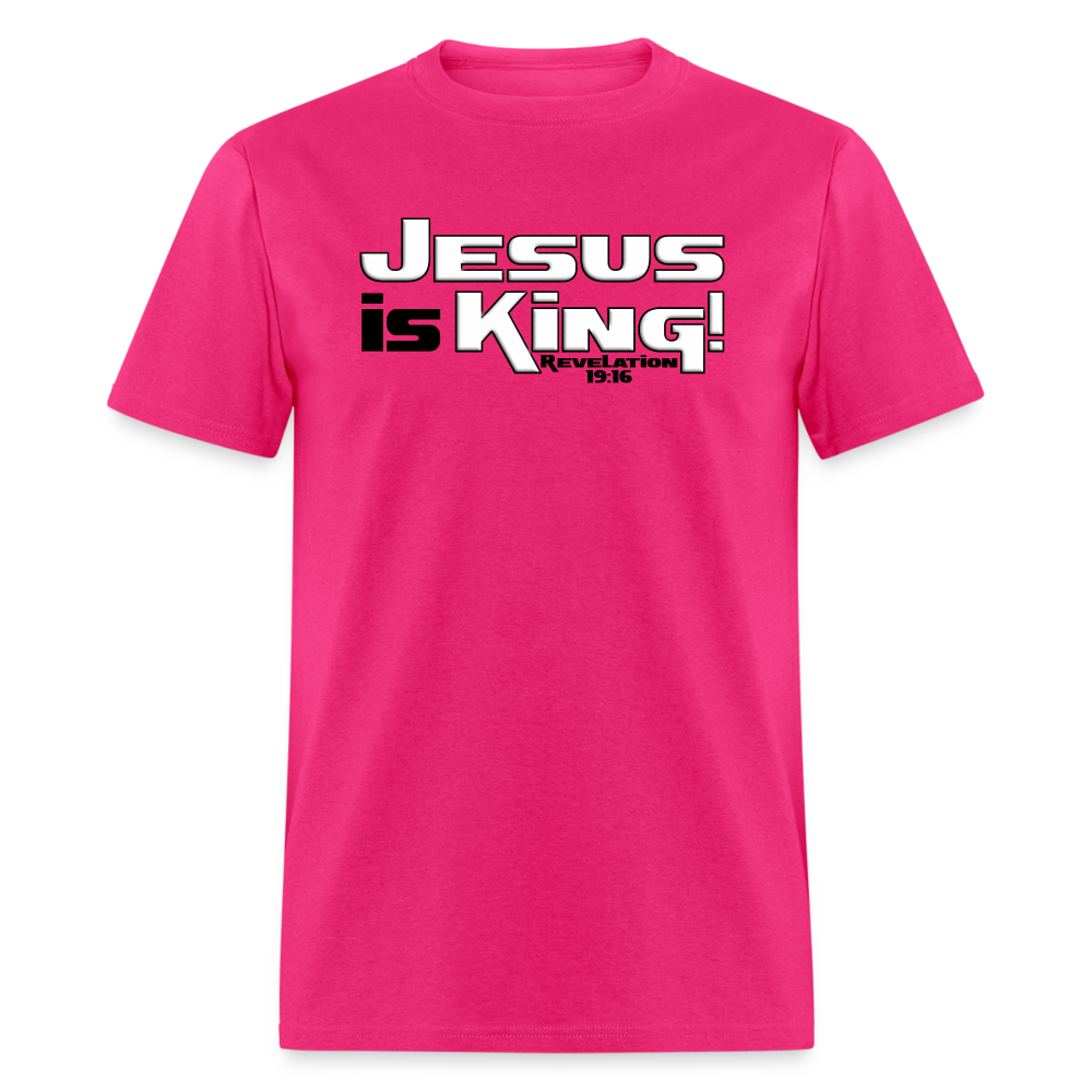 Jesus is King - fuchsia