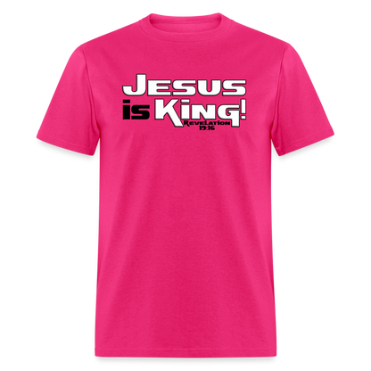 Jesus is King - fuchsia