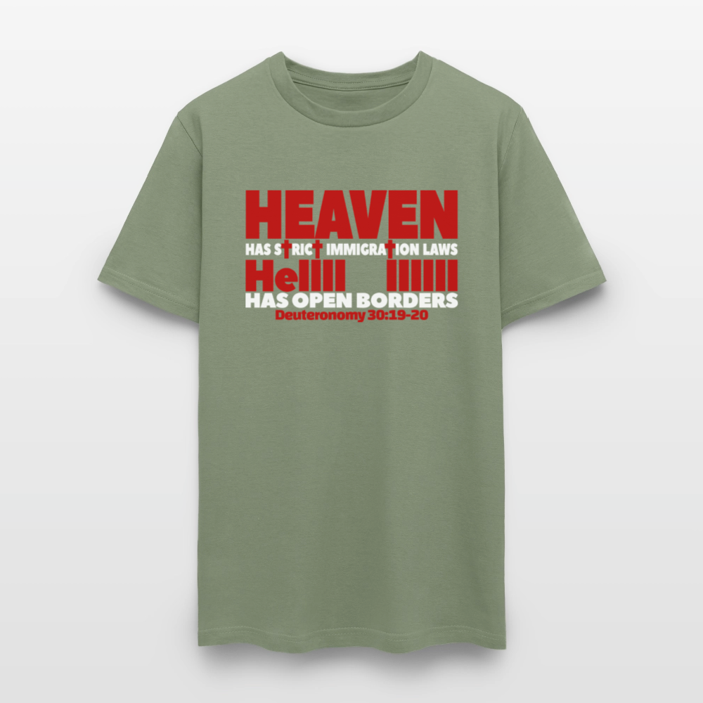Heaven Has Strict Immigration Laws - military green