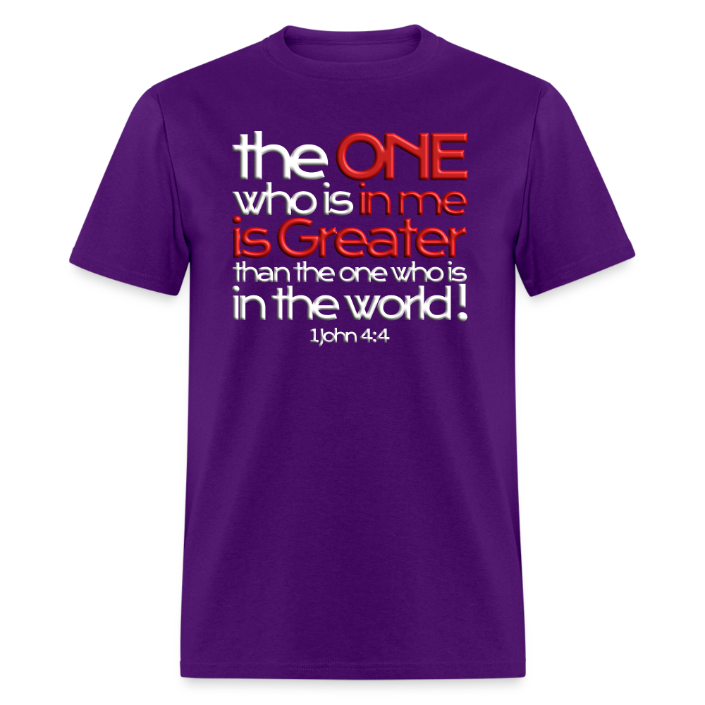 One In Me Is Greater - purple