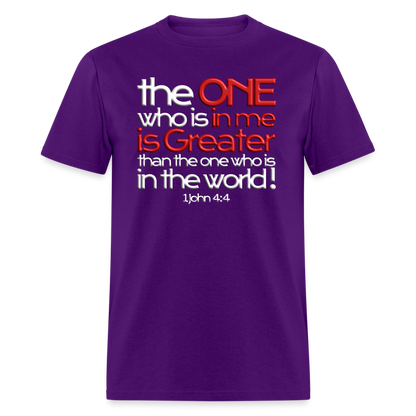 One In Me Is Greater - purple
