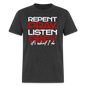 Repent Pray Listen Obey - heather black