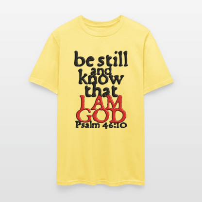 Be Still and Know - cornsilk