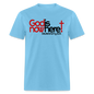 God Is Now Here - aquatic blue