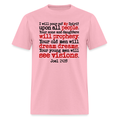 I Will Pour Out My Spirit - pink