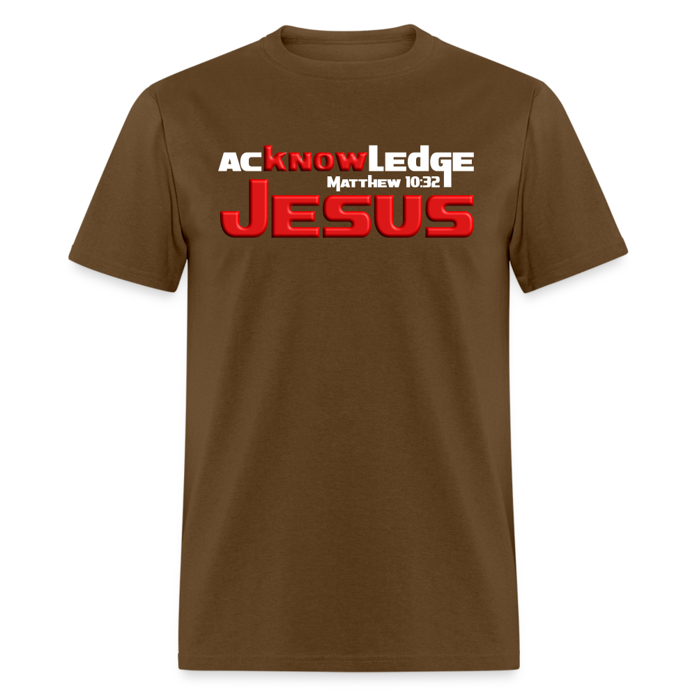 Acknowledge Jesus - brown