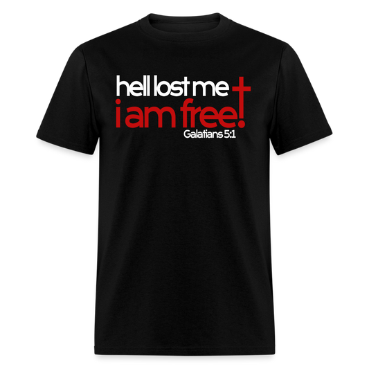 Hell Lost Me I Am Free - black