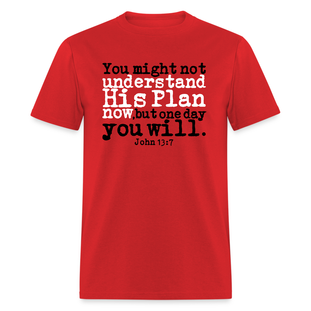 Understand His Plan Now - red