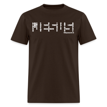 Jesus Names - brown