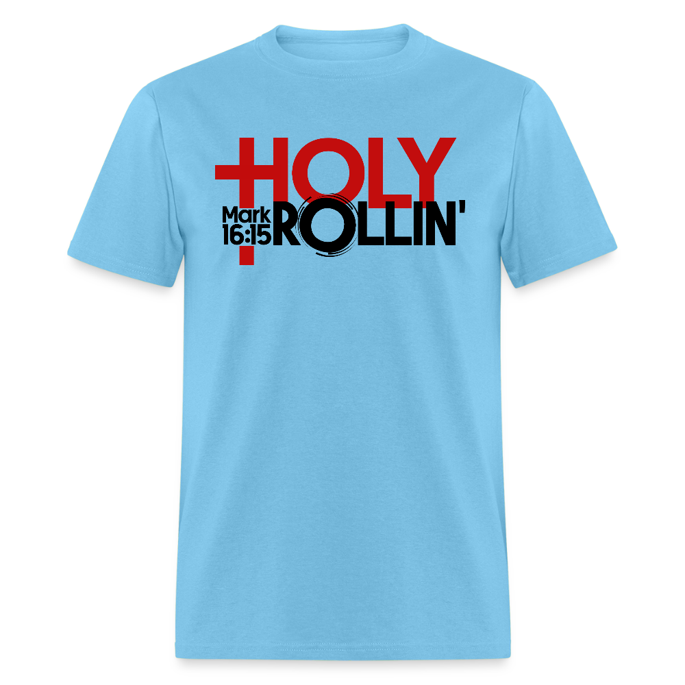 Holy Rollin' - aquatic blue