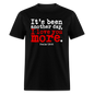 Another Day I Love You More - black