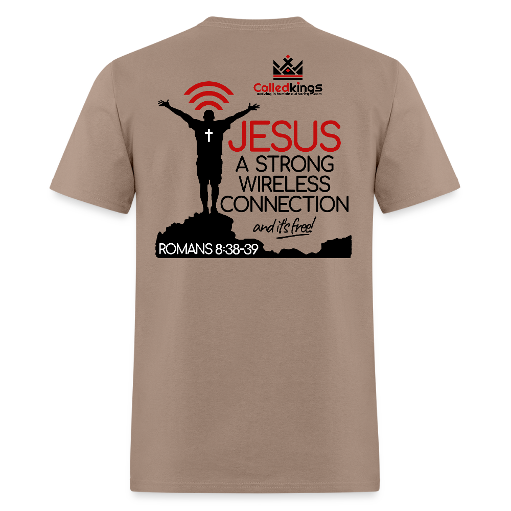 Jesus Strong Wireless Connection - brown savana