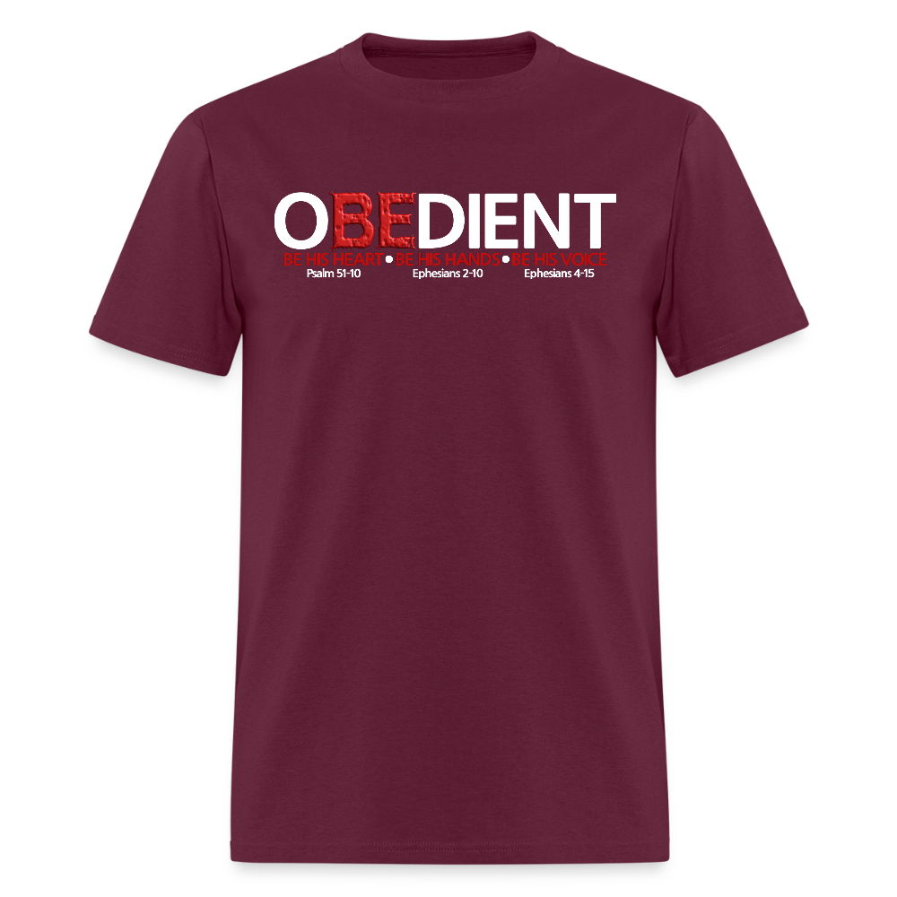 Obedient - burgundy