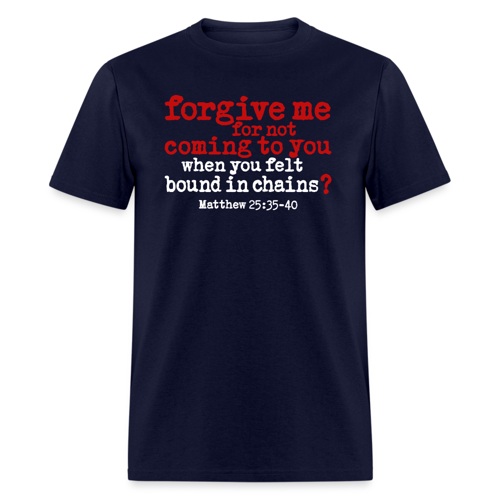 Forgive For Not Coming To You - navy