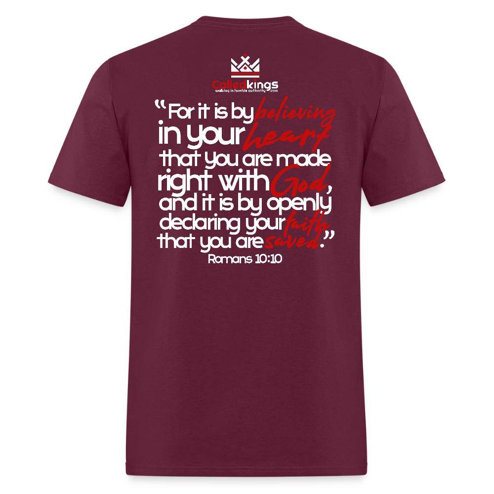 Eyes Ears Heart - burgundy