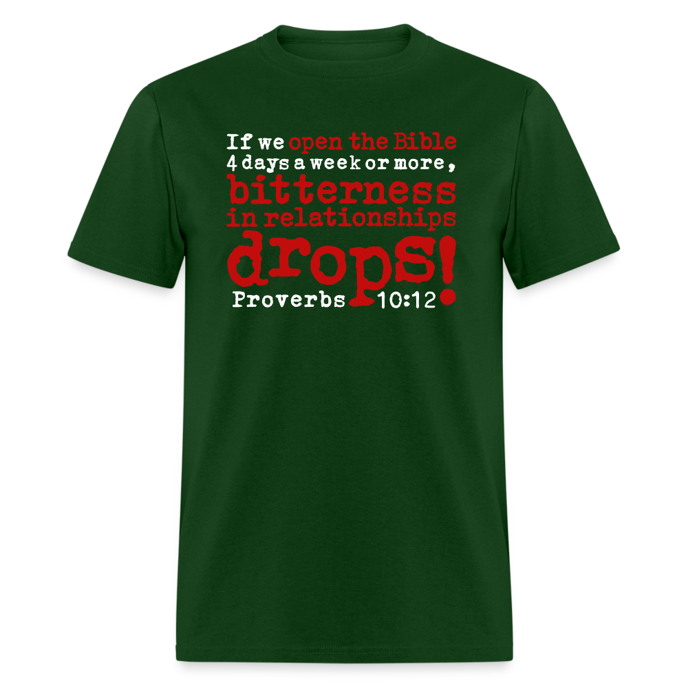 Open Bible Bitterness Drops - forest green