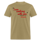 I Am Walking With You - khaki