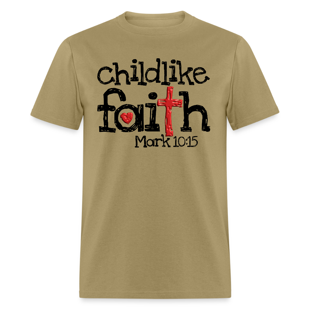 Childlike Faith - khaki