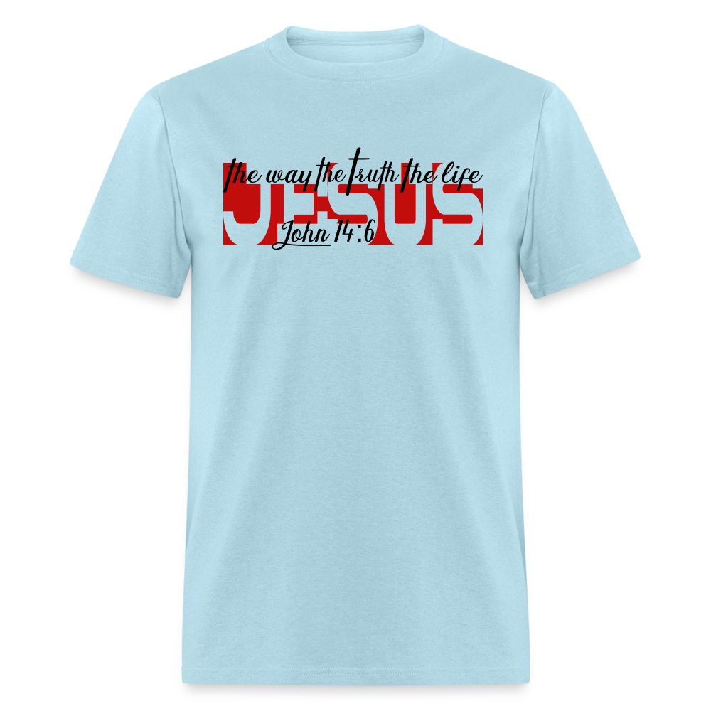 Jesus the Way Truth Life - powder blue