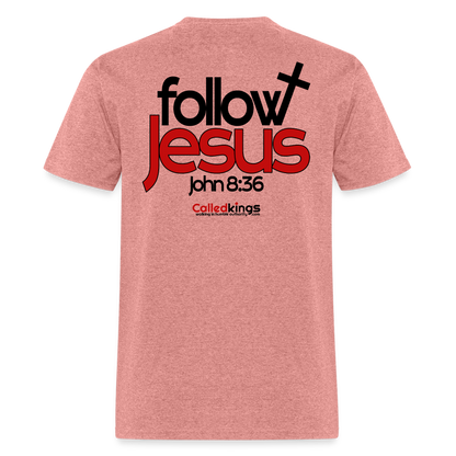 WTBSF? Follow Jesus - heather mauve