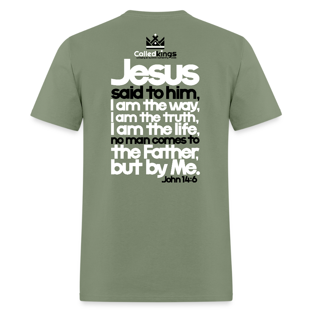 Jesus Is the Answer - military green