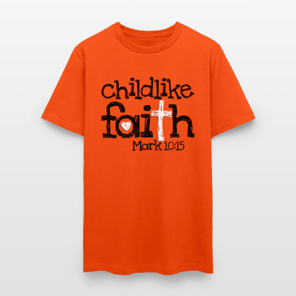 Childlike Faith - orange